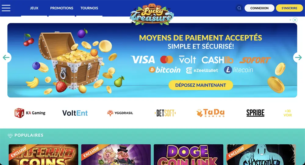 lucky treasure casino neosurf