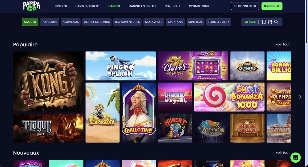 pampago casino neosurf