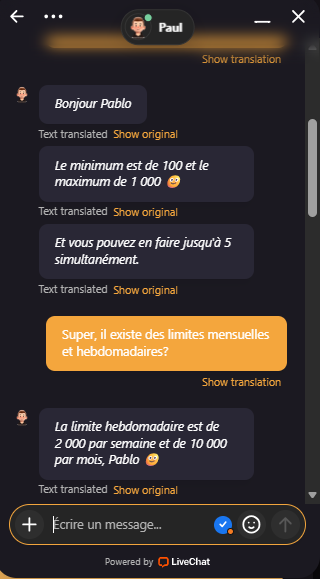 service client mad casino