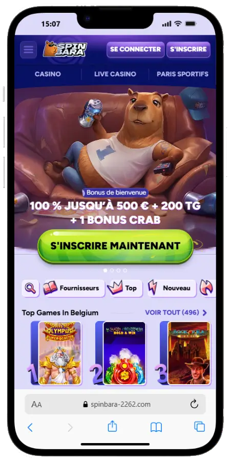 version mobile spinbara