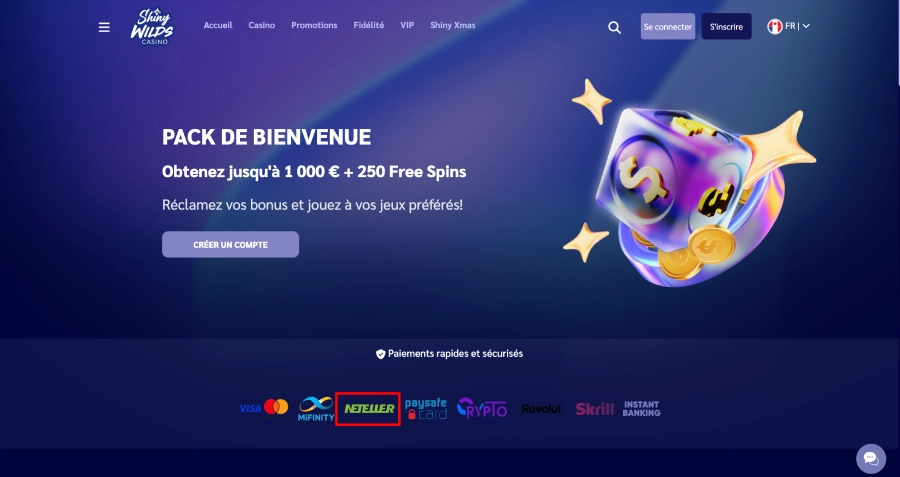 Neteller sur Shild Wilds