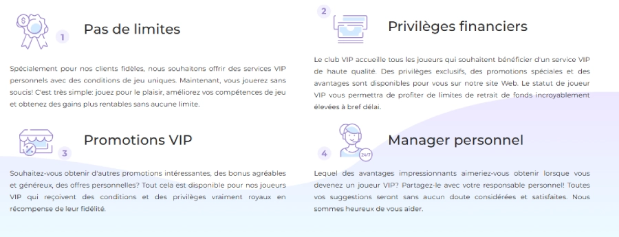 Programme VIP de Alfcasino