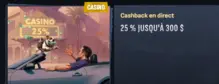 bonus cashback en direct mafia casino