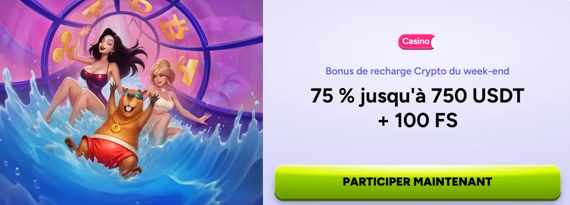 bonus du week end crypto spinbara