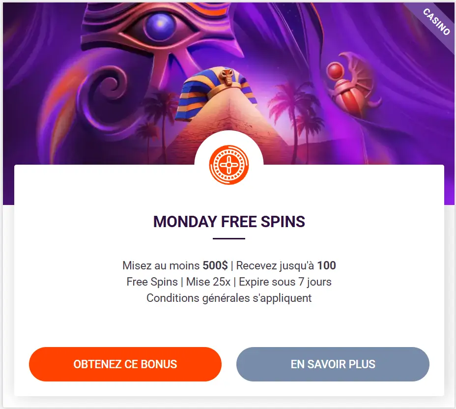 bonus free spins tonybet canada