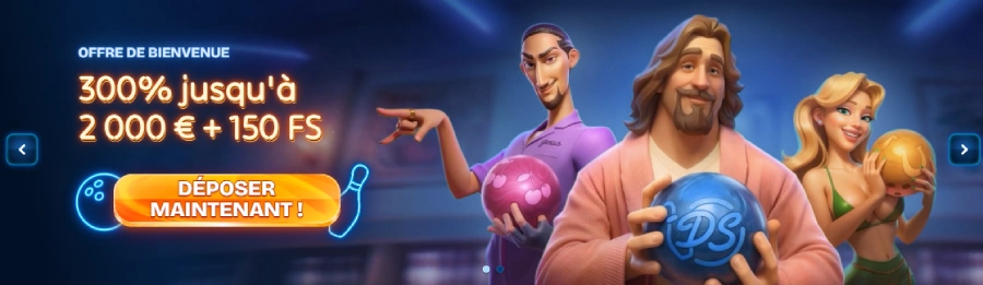 bonus de bienvenue Dudespin