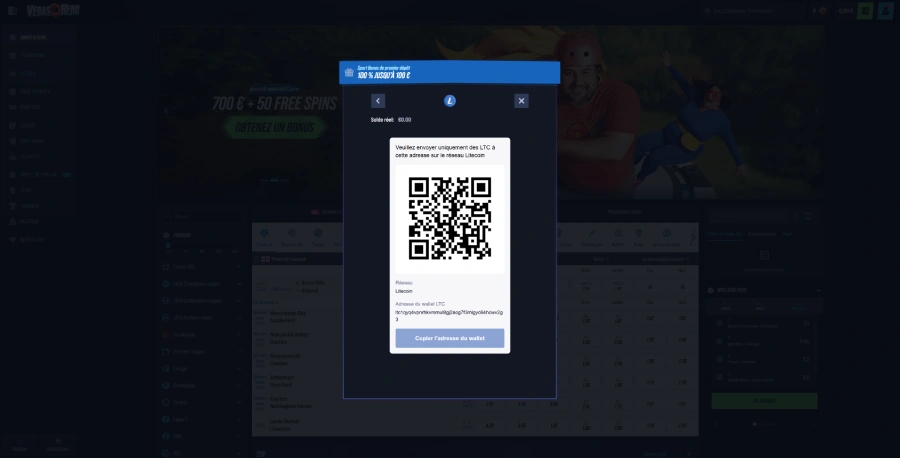 dépôt étape 5 VegasHero