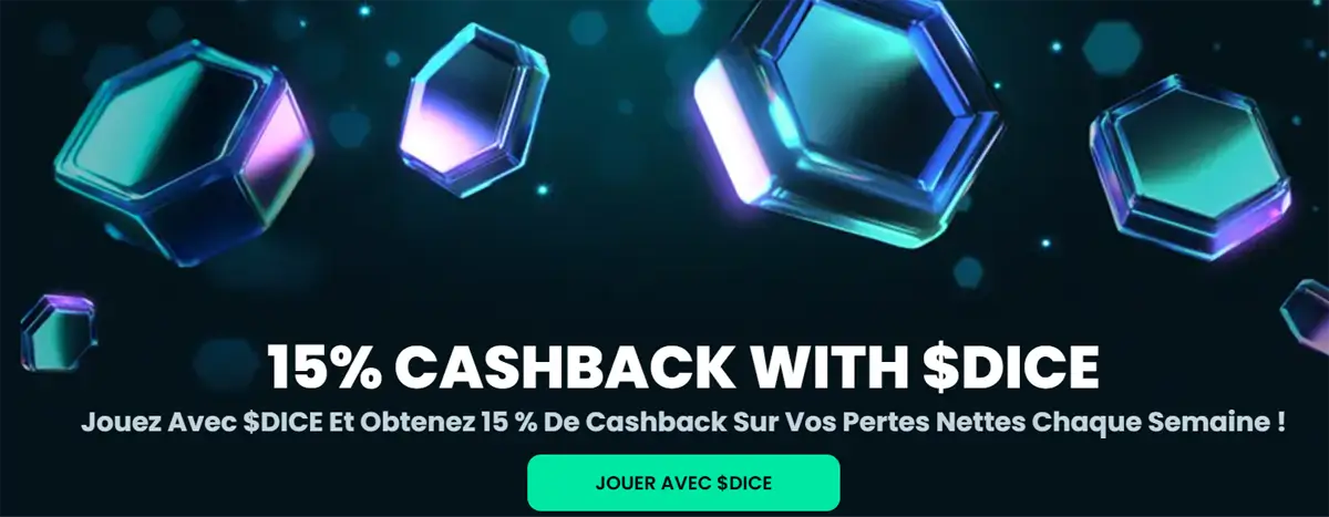 cashback mega dice