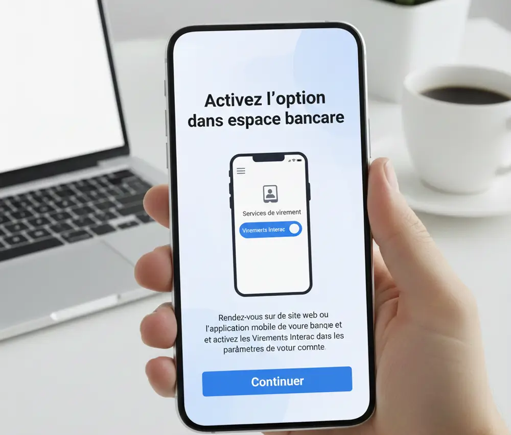 dépôt étape 2 acceptant interac canada