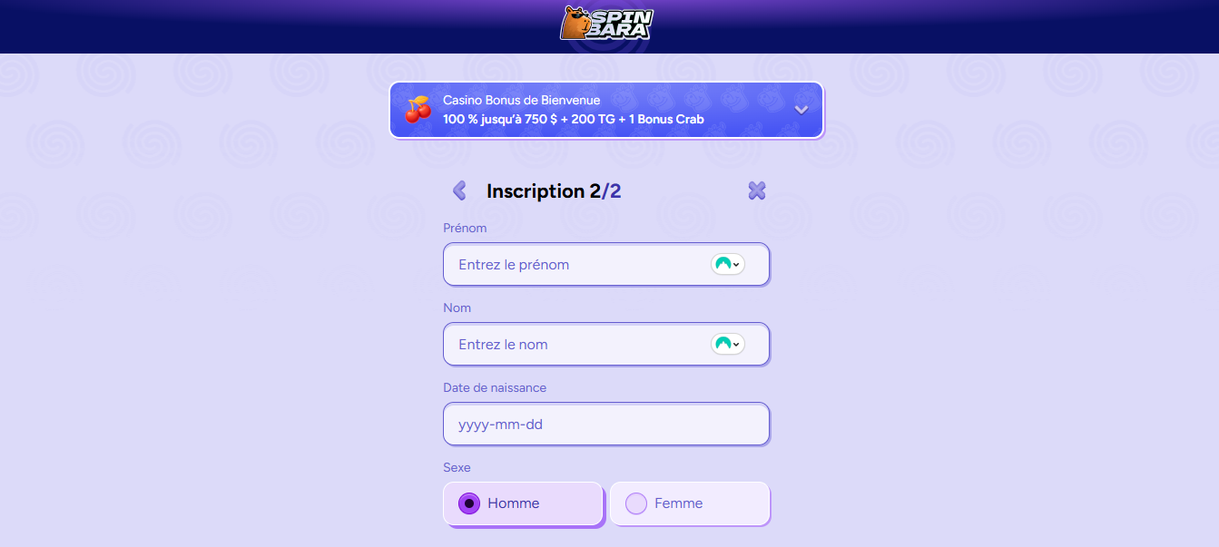 dépôt étape 2 canada
