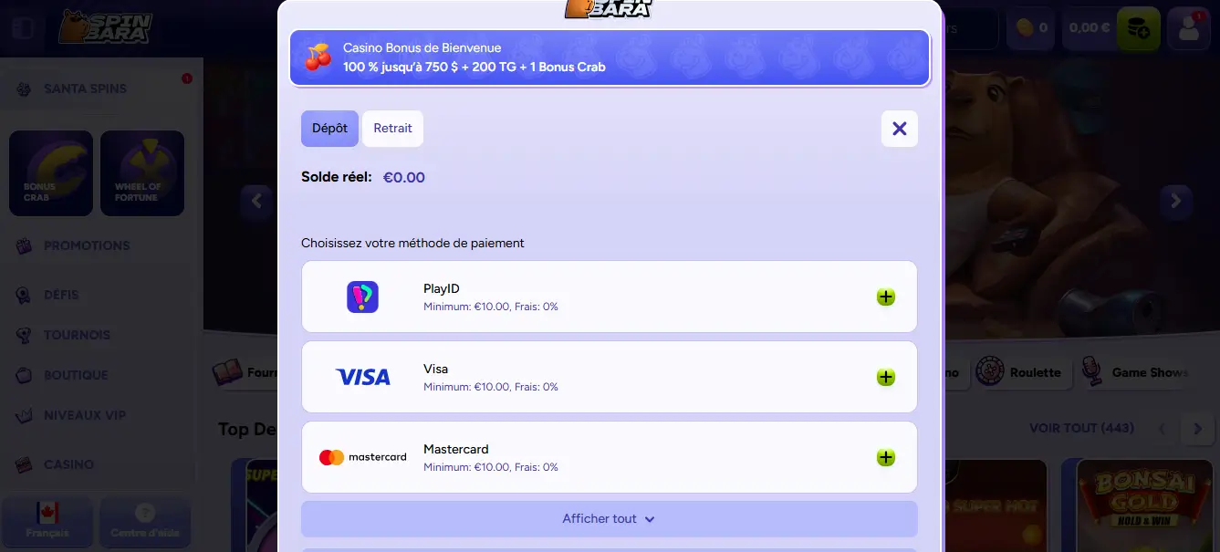 dépôt étape 3 canada