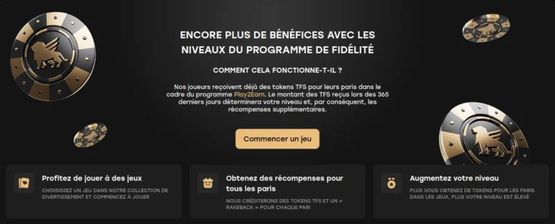 Illustration du programme VIP de Fairspin Casino en ligne au Canada.