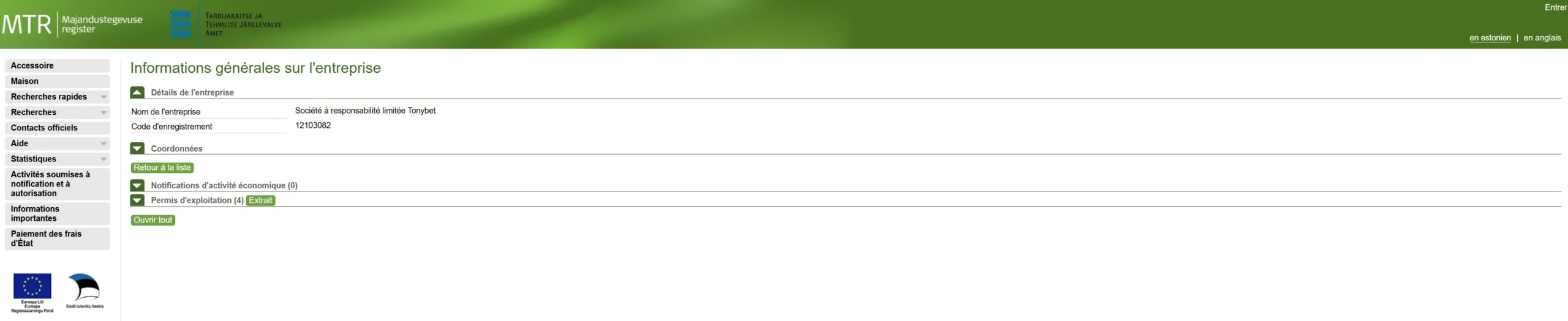 sécurité tonybet canada