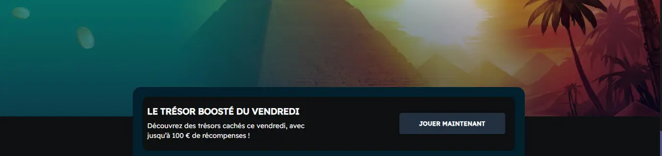 trésor boosté du vendredi amon casino