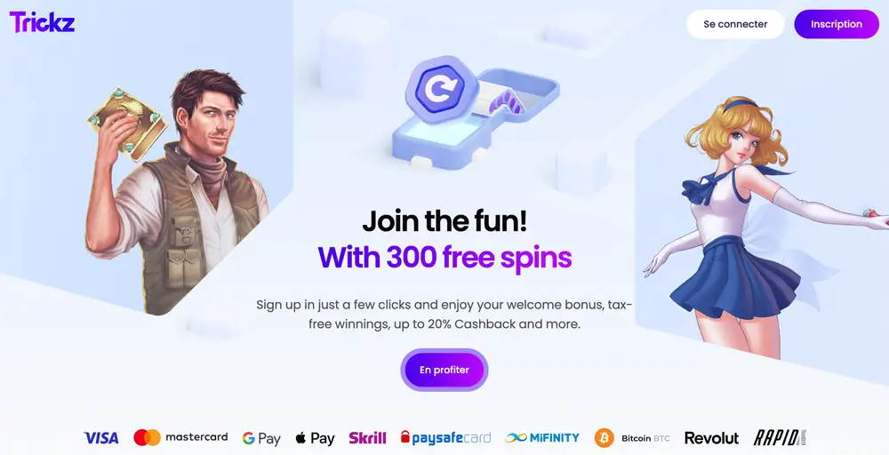 trickz casino paysafecard