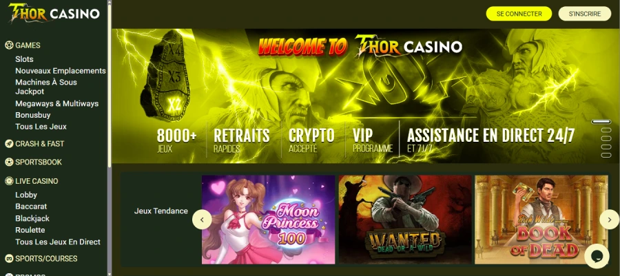 Google Pay sur Thor Casino