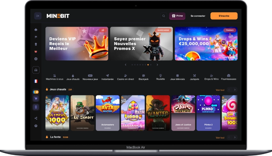 MineBit sur ordinateur