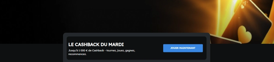 bannière bonus cashback betzino