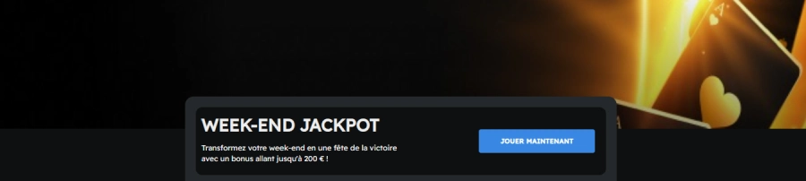 bannière bonus du weekend betzino