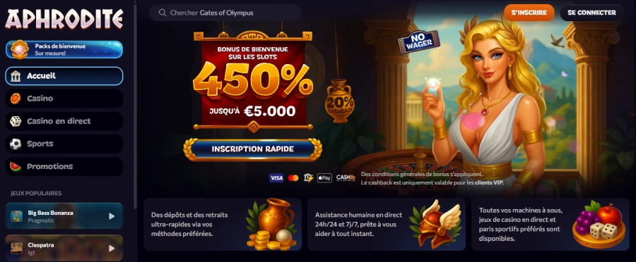 aphrodite meilleur casino litecoin
