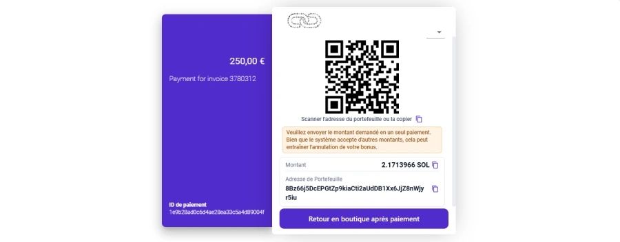 dépôt solana étape 3