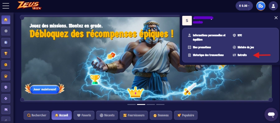 espace retrait Zeuswin