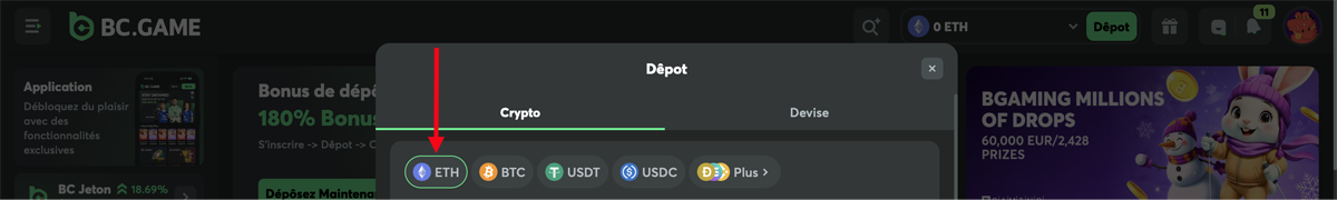 dépôt étape 4 ethereum
