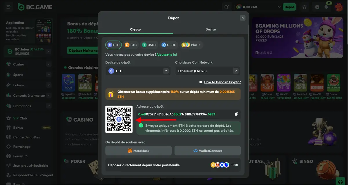 retrait étape 6 ethereum