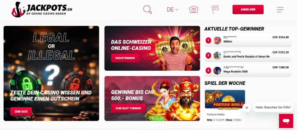 Casino Apple Pay Jackpots.ch