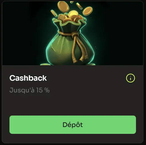bonus cashback holyluck