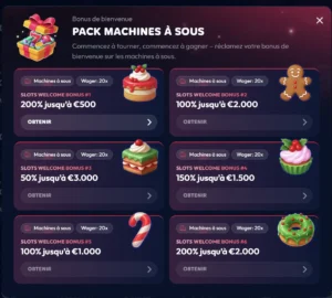 bonus de bienvenue gambiva casino