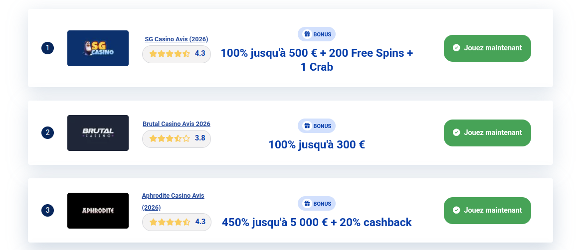 étape 1 inscription connexion casino en ligne