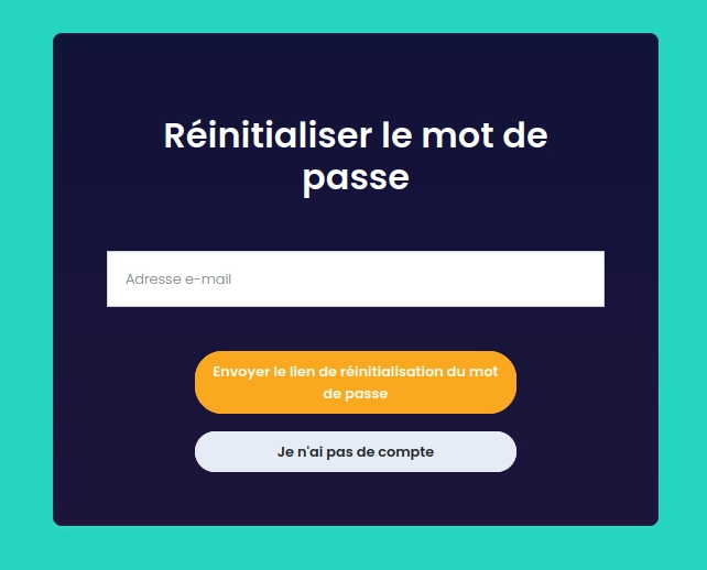 Récupérer son mot de pas sur Lucky Treasure (étape 2)