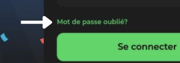 Mot de passe oublié sur Betify casino en ligne.