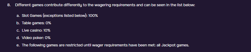 pièges liés aux bonus