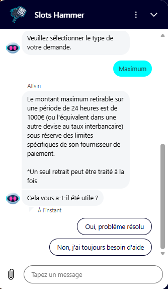 service client slots hammer