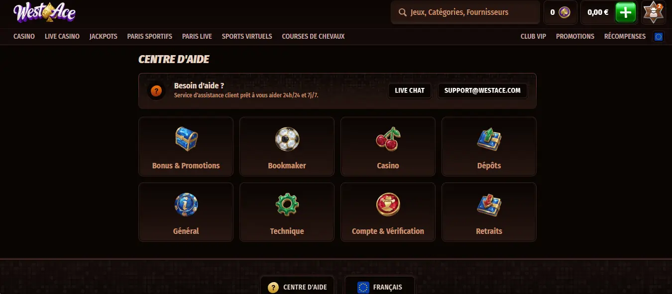 support client westace