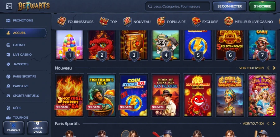 Betwarts méthode de paiement Dogecoin