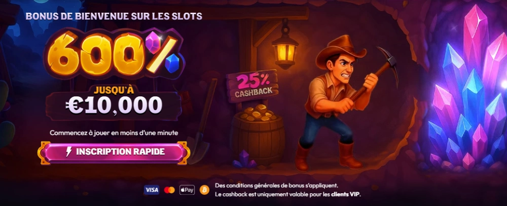 bonus de bienvenue wildzy casino