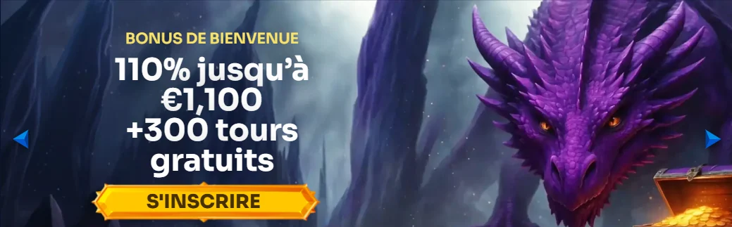 capture d'écran bonus bienvenue spindragons