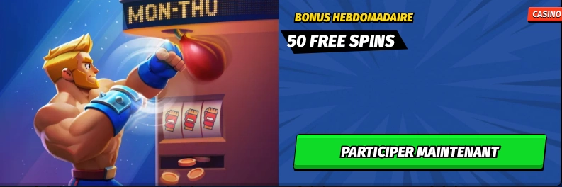 bonus hebdomadaire bigclash casino