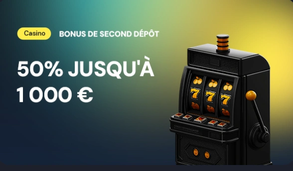 bonus 2nd dépôt Mondcasino