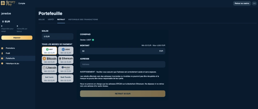 retrait étape 5 reveryplay