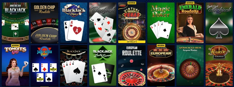 jeux de table bigclash casino