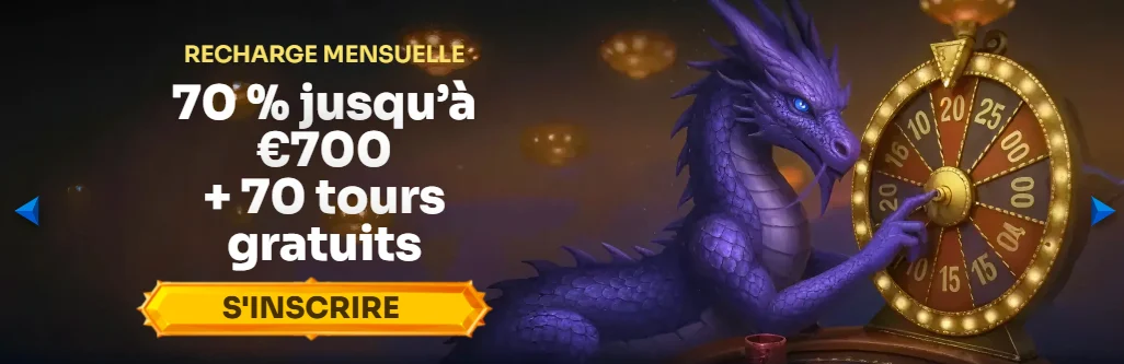 capture d'écran recharges mensuelles spindragons