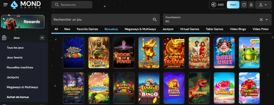 machines à sous Mondcasino