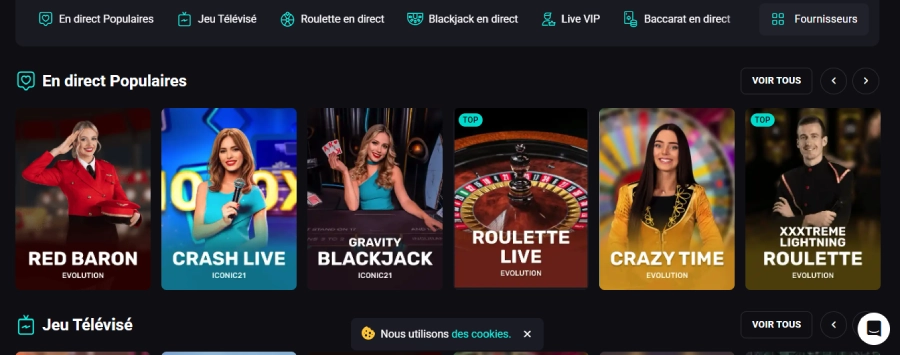 casino live sur betriviera