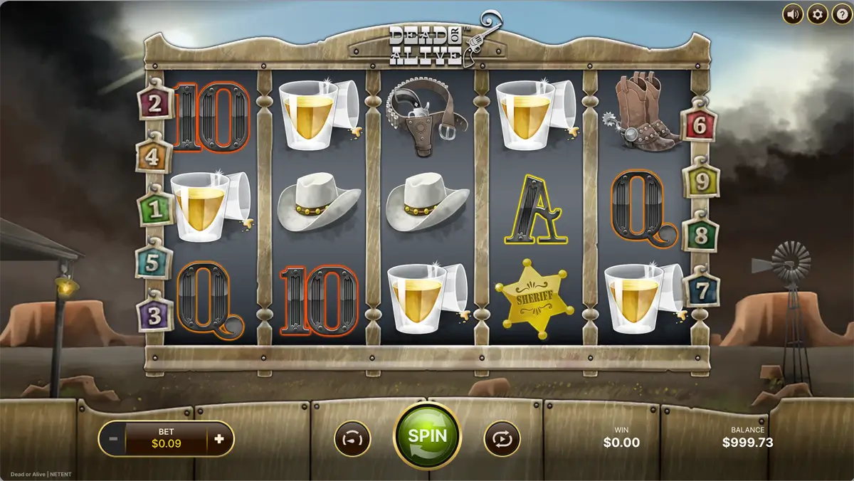 dead or alive netent