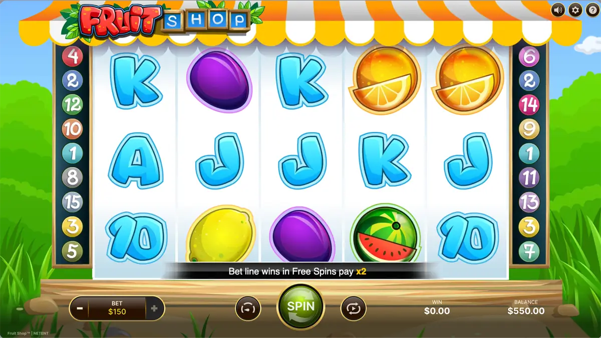 fruit shop netent