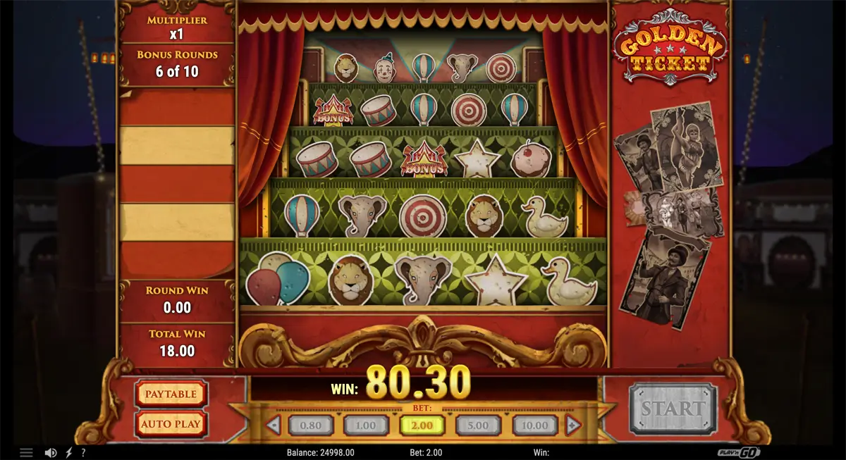 golden ticket play'n go